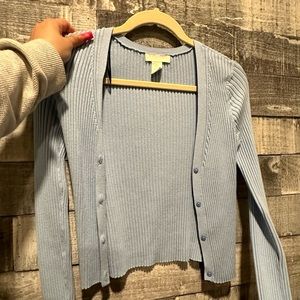 BABY BLUE CARDIGAN H&M